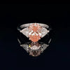 2.9 CT-Fancy Color-Lab Diamond-Oval-18KT - WG-Ring-717502322
