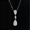 2.56 CT-Fancy Shape-Lab Diamond-Pear - Marquise-18KT - WG-Pendant-723538497