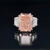 11.75 CT-Fancy Color-Lab Diamond-Radiant-18KT - W/P G-Ring-712580950