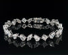 10.79 CT-Fancy Shape-Lab Diamond-Mix-18KT - WG-Bracelet-JW111251985524