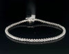 3.00 CT-Classic-Lab Diamond-Round-18KT - WG-Tennis Bracelet-64J5709024