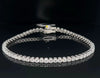 7.00 CT-Classic-Lab Diamond-Round-18KT - WG-Tennis Bracelet-J04262900031