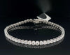 6.00 CT-Classic-Lab Diamond-Round-18KT - WG-Tennis Bracelet-JW111251978803