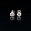 1.50 CT-Classic-Lab Diamond-Round-18KT - WG-Stud Earrings-JW111251986286