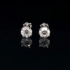 2.00 CT-Classic-Lab Diamond-Round-18KT - WG-Stud Earrings-JW111251993015