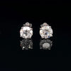1.00 CT-Classic-Lab Diamond-Round-18KT - WG-Stud Earrings-JW111261999867