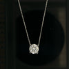 1.50 CT-Classic-Lab Diamond-Round-18KT - WG-Solitaire Pendant-JW111251987453