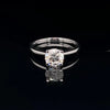 1.00 CT-Classic-Lab Diamond-Round-18KT - WG-Solitaire Ring-JW111251978623