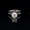 1.50 CT-Classic-Lab Diamond-Round-18KT - WG-Solitaire Ring-SGLDGJ548415