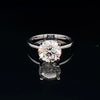 2.50 CT-Classic-Lab Diamond-Round-18KT - WG-Solitaire Ring-JW111251986293